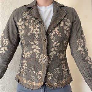 Women’s embellished patchwork jacket